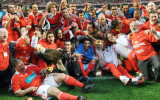 Foto: ''Benfica'' pēdējā kārtā nodrošina Portugāles zeltu