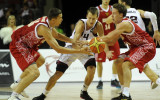 Foto: U19 izlase piekāpjas arī Krievijai