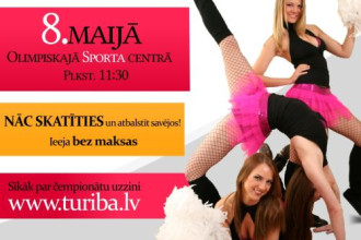 8. maijā Rīgā notiks pirmais Baltijas karsējmeiteņu čempionāts 8. maijā Rīgā notiks pirmais Baltijas karsējmeiteņu čempionāts