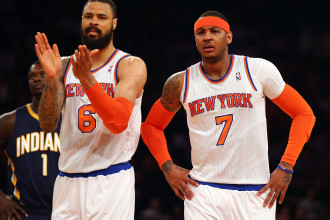 Karmelo un "Knicks" <i>būt vai nebūt</i> spēle Indianā Karmelo un "Knicks" <i>būt vai nebūt</i> spēle Indianā