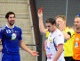 Francijas izlases handbolists Nikolā Karabatičs saņem sarkano kartīti