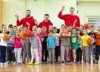 Foto: BK Jēkabpils organizē Basketbols aicina  Jēkabpils pamatskolā