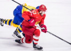 NHL zvaigžņu uzlidojums Bratislavā: Zviedrija pret Krieviju