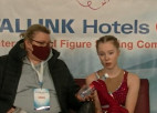 Daiļslidotāja Lāce sacensībās Tallinā pārspēj Kučvaļsku