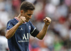 PSG sagrauj "Ligue 1" jaunpienācēju, ''Marseille'' sagādā trešo zaudējumu ''Monaco''