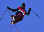 Igaunijas frīstaila slēpotāja Sildaru līdere pēc olimpisko spēļu kvalifikācijas sloupstailā