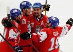 Čehijas hokejisti pēc Austrijas sakaušanas triumfē Eirotūres posmā