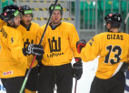 Lietuvas hokejisti sakauj Dienvidkoreju, saglabājot izredzes iekļūt PČ elitē