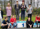 Latvieši uzvar Lietuvas Jaunatnes līgas airēšanas slaloma sacensības