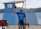 Aizraujošajās velokrosa sacensībās Salaspilī uzvar Bogdanovičs, Kaļveršam kļūme ar riteni