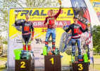 Grobiņas mototriālā "Trial GP" klasē uzvar Alksnis un Einass