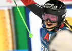 Lieliskā Ģērmane Flahavas slalomā pirmo reizi sasniedz desmitnieku Pasaules kausa posmos