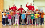 Foto: BK Jēkabpils organizē Basketbols aicina  Jēkabpils pamatskolā