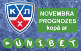 Konkurss: "KHL novembra prognozes kopā ar Unibet.com"