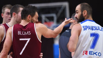 "EuroBasket 2015" mazajā pusfinālā Latvija zaudē Grieķijai