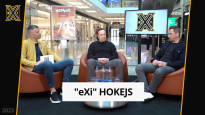 "eXi hokejs": Laviņš un Sorokins jautri par piedzīvoto abu karjerās un PČ Rīgā