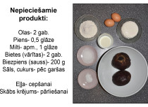 Fotorecepte: Biešu un biezpiena pankūkas soli pa solim