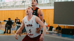 Latvijas 3x3 basketbolisti zaudē serbu "Liman" un noslēdz turnīru Spānijā