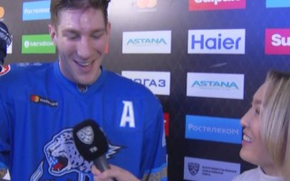 Video: KHL rezultatīvais kanādietis Dics televīzijā pirmoreiz komentē krievu valodā