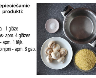 Fotorecepte: Prosas biezputra ar senēm soli pa solim