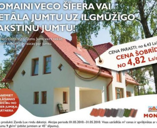 Padomi: jumta nomaiņa un remonts