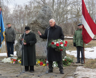 Pieminēs 1949. gada 25. marta deportācijas upurus