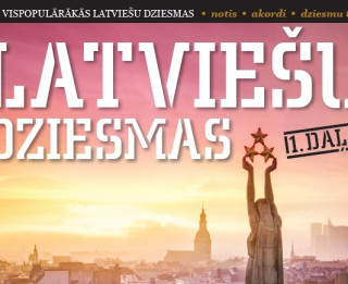 100 vispopulārākās latviešu dziesmas vienā nošu grāmatā!