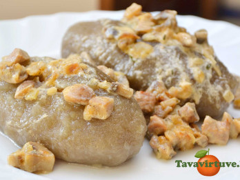 Fotorecepte: Lietuviešu gardums - cepelīni soli pa solim