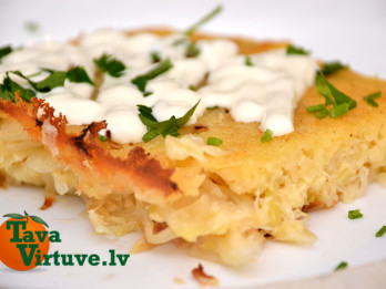 Fotorecepte: Kāpostu sacepums soli pa solim