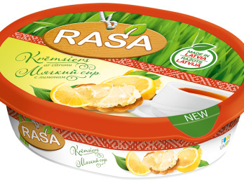 Jauni RASA krēmsieri ar citronu un olīvām