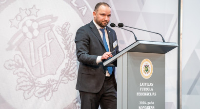 Ļašenko tiek pārliecinoši pārvēlēts LFF prezidenta amatā