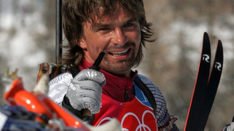 Bricim aiz muguras sešu olimpisko spēļu pieredze, bet viņš - turpina vicot...
Foto: Romans Kokšarovs, SA+, F64