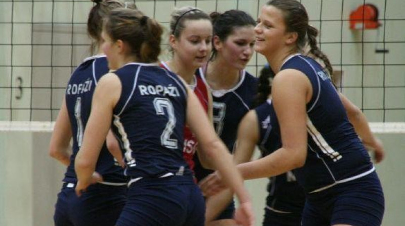 VK "MSĢ/Ropaži" volejbolistes
Foto: www.volley.ee