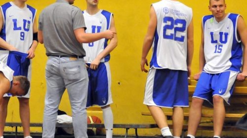 LU basketbolistiem kaunpilns zaudējums 
Foto: Romualds Vambuts, eSports.lv