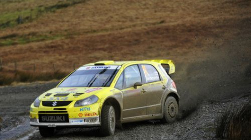 Tonijs Gardemeisters pagājušā gada Velsas rallijā
Foto: www.zimbio.com