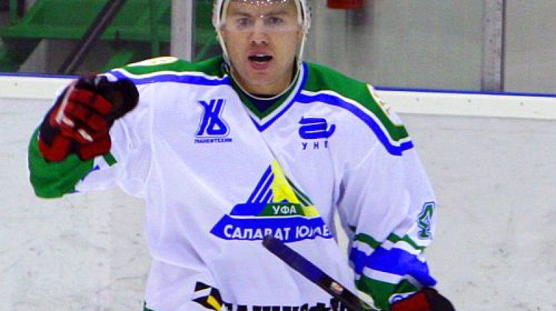 Aleksandrs Boikovs ''Salavat Yulaev'' rindās
Foto: ITAR-TASS