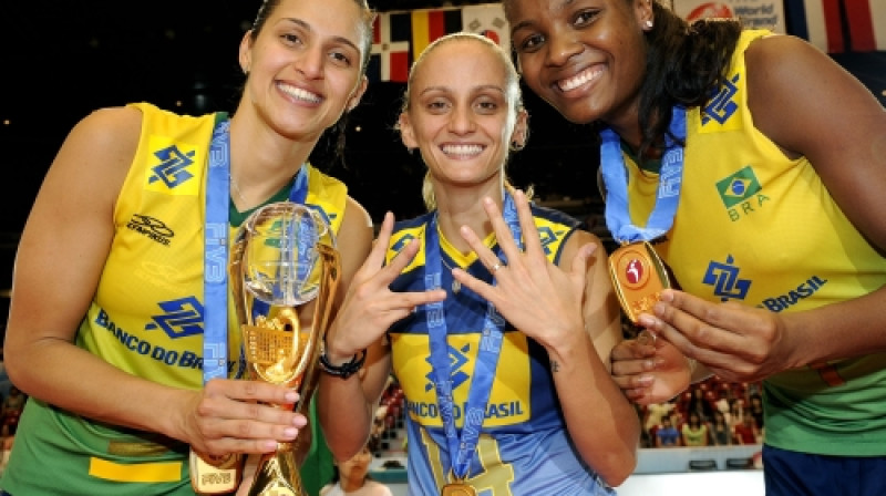 Brazīlijas izlases volejbolistes
Foto: www.fivb.com