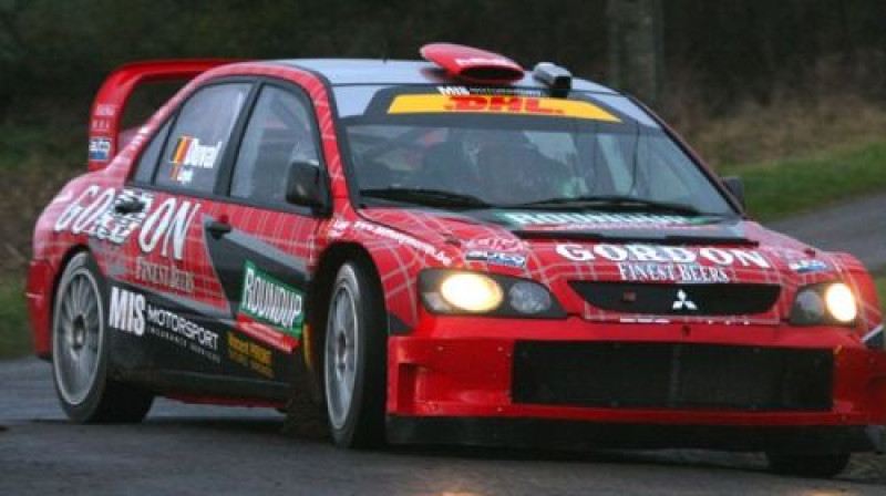 Fransuā Duvāls pie ''Mitsubishi Lancer WRC'' stūres
Foto: www.sport.turbomagazine.be