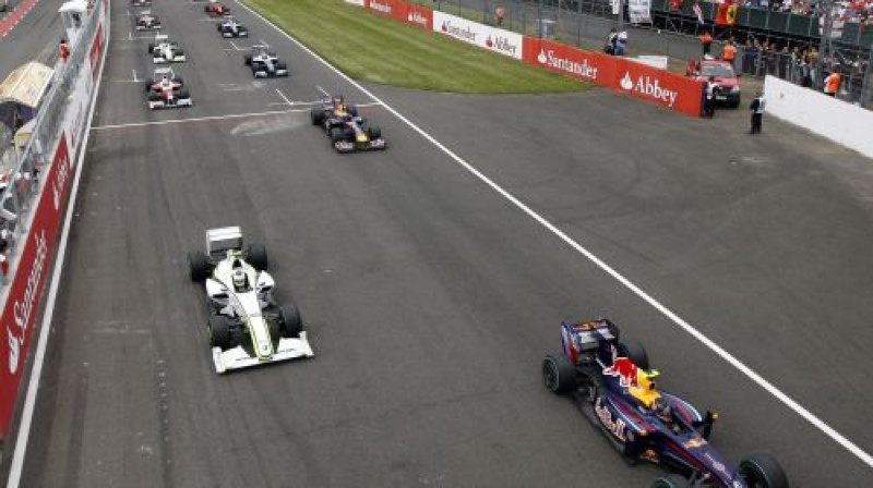 Lielbritānijas GP arī nākamgad notiks Silverstonā
Foto: AFP/Scanpix