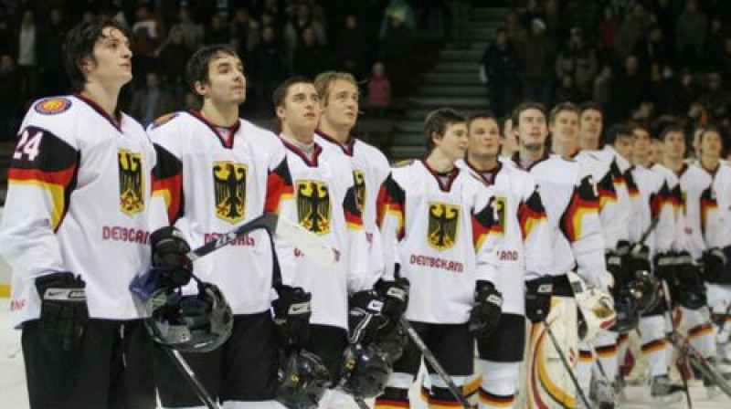 Vācijas U20 hokejisti nākamgad spēlēs augstākajā divīzijā
Foto: www.iihf.com
