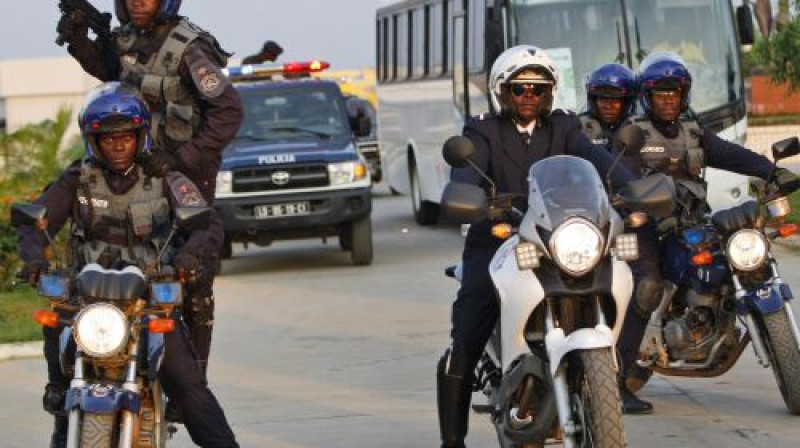 Kotdivuāras komanda policijas eskorta pavadībā
Foto: AP/Scanpix