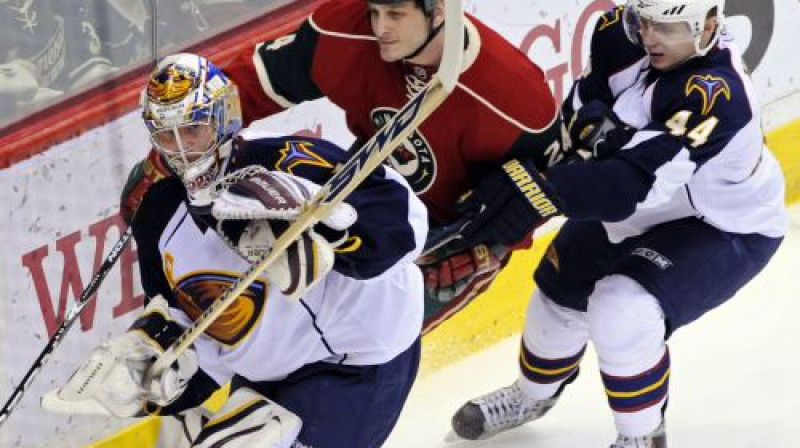 Artūrs Kulda debijas spēlē NHL
Foto: AP/Scanpix