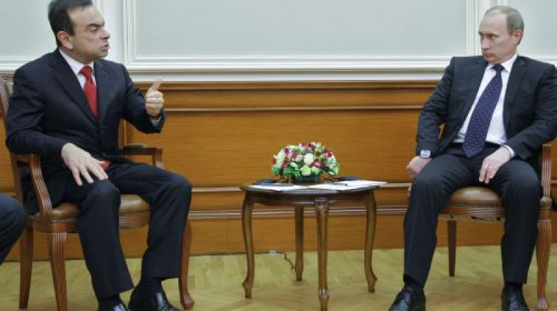 Karlos Gosns un Vladimirs Putins
Foto: AFP/Scanpix