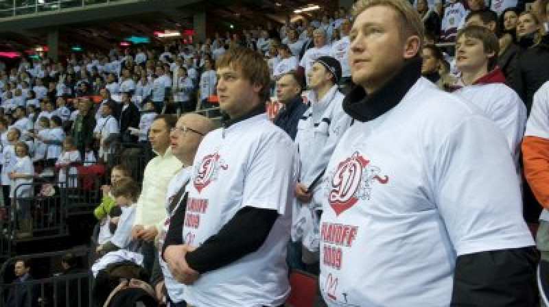 Rīgas "Dinamo" fani izslēgšanas cīņās
Foto: www.dinamoriga.eu