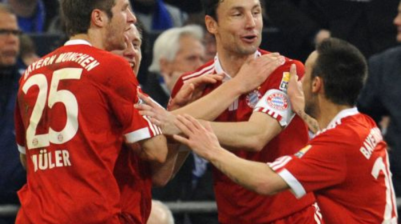 "Bayern" priecājas pēc otrā vārtu guvuma
Foto: AFP/Scanpix