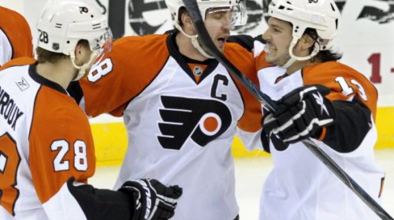 "Flyers" hokejisti
Foto: AFP/Scanpix