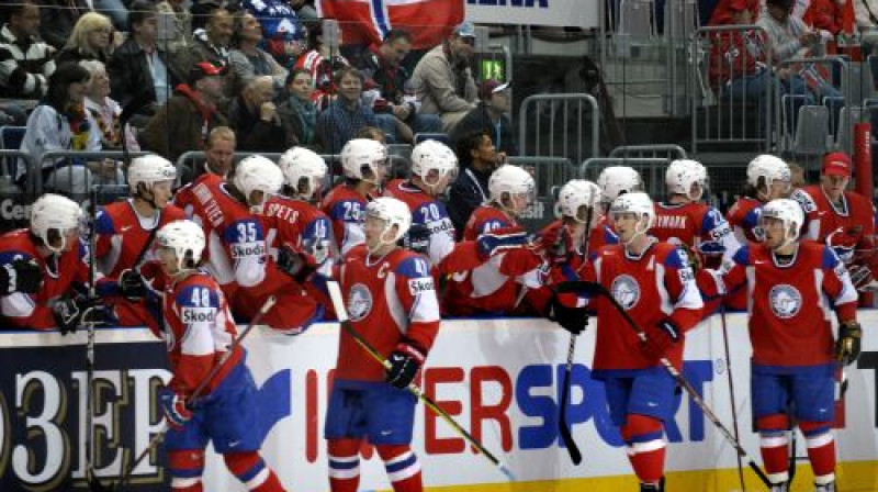 Norvēģijas hokejisti
Foto: AFP/Scanpix