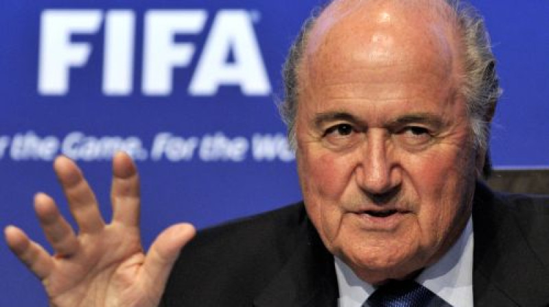 FIFA prezidents Zeps Blaters
Foto: AP/Scanpix