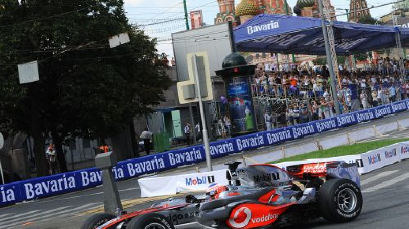 Džensons Batons šī gada ''Bavaria Moscow City Racing'' sacīkstēs
Foto: www.bmcr.ru