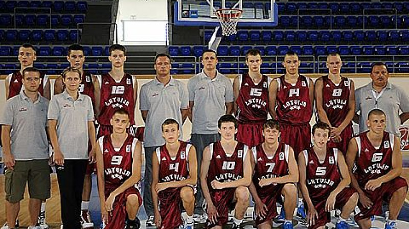 Latvijas U16 kadetu izlase
Foto: FIBA-Europe